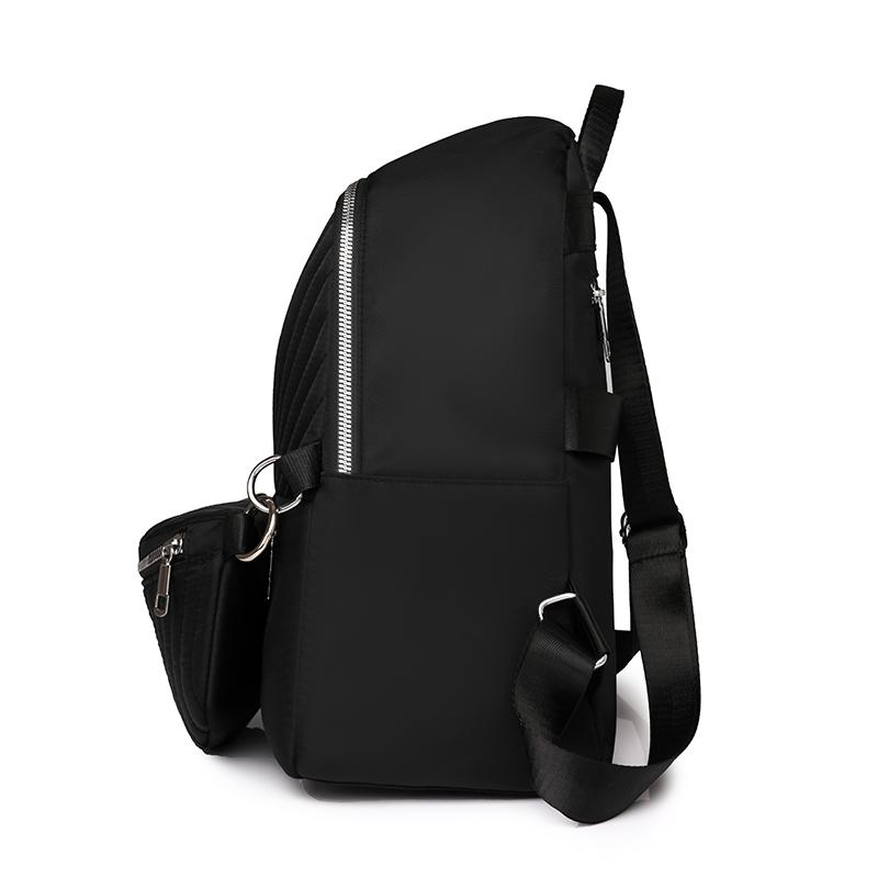 Student Solid Color Backpack Short-Distance Travel Bag Women's Bag
