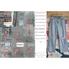 Foreign Trade Original Order RVC * a Coco American Vintage Washed Ripped Loose Slimming Straight Wide Leg Jeans 1304