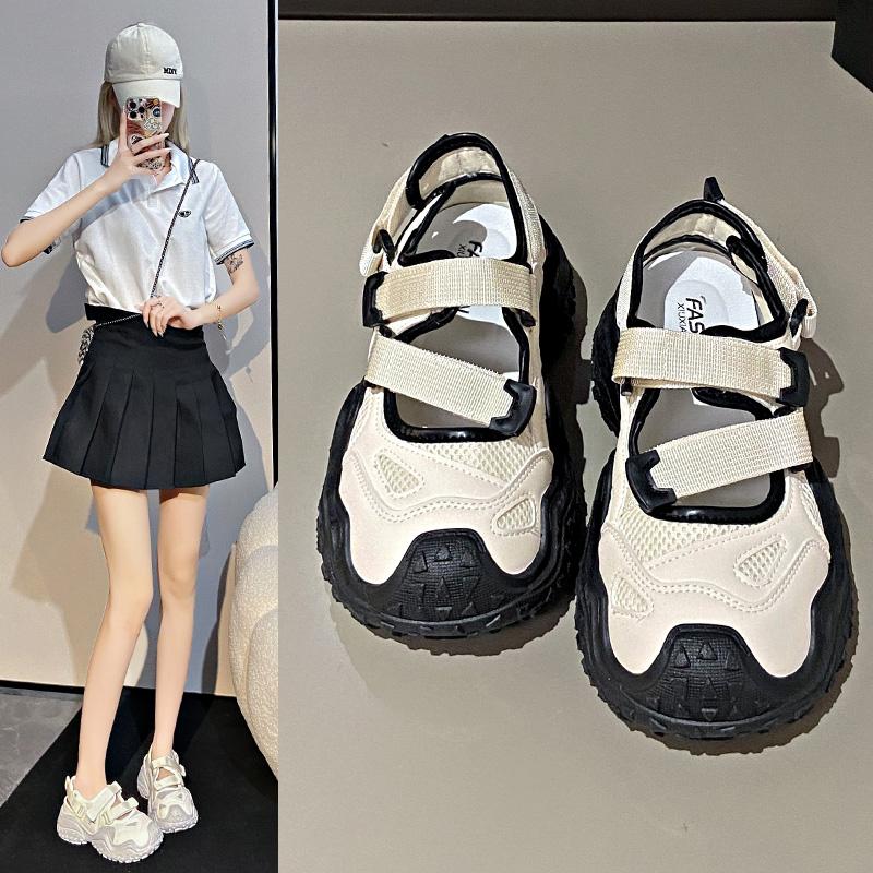Fashion Fashion Trend Women's Wedge Sandals Non Slip Slipper Platform Ankle Strap Slingback Lightweight Women Shoes Sandalias De Mujer