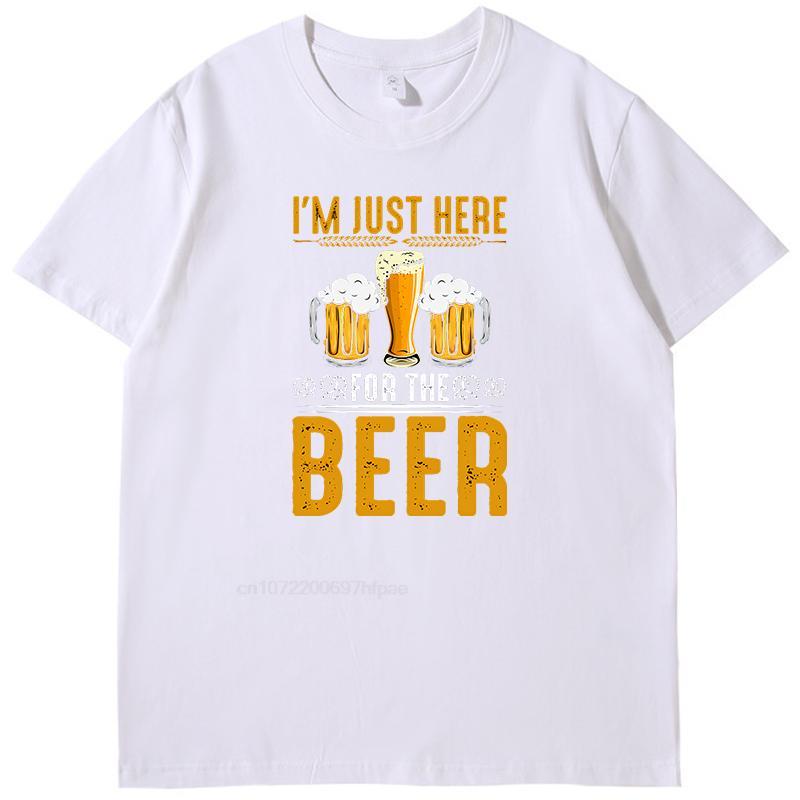 Funny Vintage Beer Gift Tshirt Summer Tops Tshirt New Arrival Goods High Quality Short Sleeve Tee Cotton Mens Tshirts