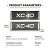For Volvo Car Body Sticker Badge Auto Styling Decoration Accessories XC90 V90 V60 V40 S80 S60 S90 C40 XC60 XC40 V70 XC70