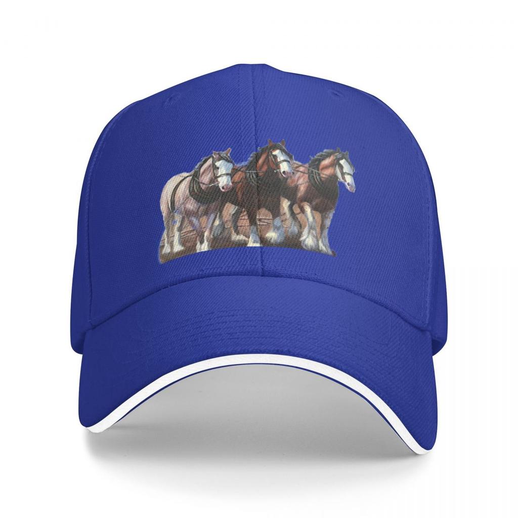 Clydesdale Horses Baseball Cap Uv Protection Solar Hat Golf Fluffy Hat Fishing Hat Boy Cap Women's