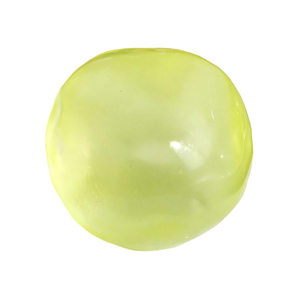 Transparent Stress Relief Ball 6cm Soft Decompression Toy for Hand Exercise and Relaxation Suitable for Home Office School Use