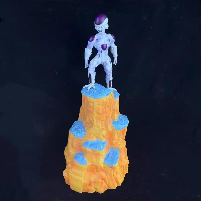 Anime Dragon Ball Z Super Saiyan Son Goku VS Frieza Battle Ver. PVC Action Figure Statue Collectible Model Kids Toys Doll Gifts