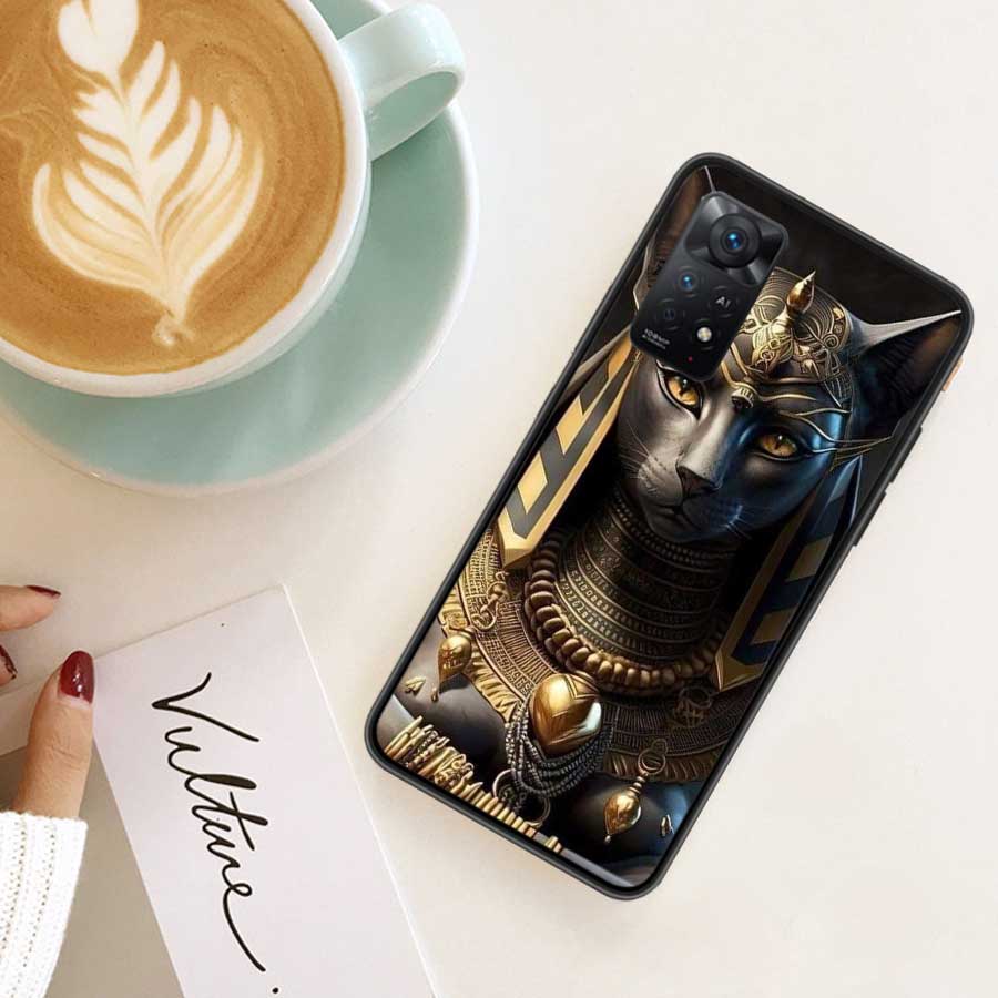 Egyptian Pharaoh's Mummy Phone Case For Redmi 13C 14C Note 13 14 Pro 5G Plus 12 12C 10 10A 10C 9 9A 9C 9T 8 8A K70 Pro Xiaomi Co