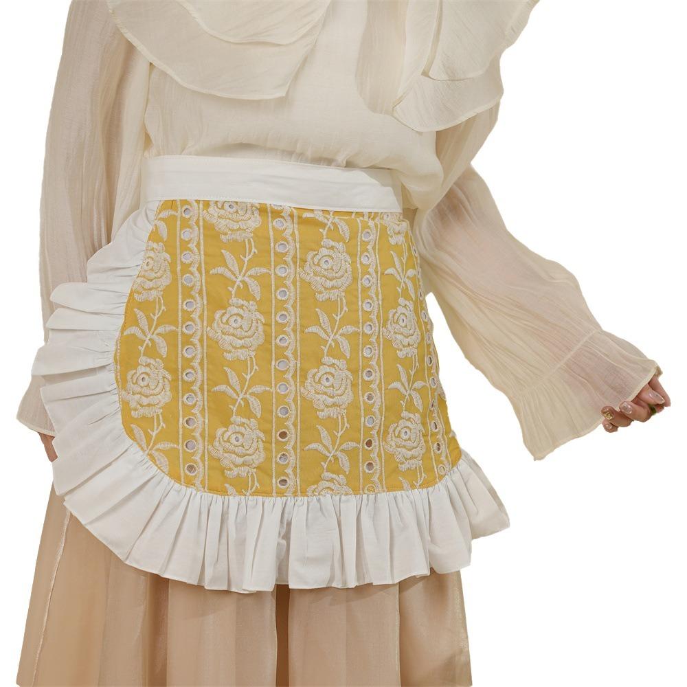 Exquisite Bistro Apron Elegant Waitress Apron Portable Waist Apron  Kitchen
