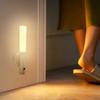 Imitation Wood Art Light Human Body Induction Small LED Night Light USB Charging Hallway Induction Light Closet Induction
