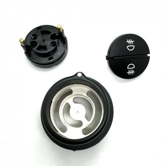 1x Car Front Headlight Switch Button Knob Trim For Maserati GranTurismo 2008-19