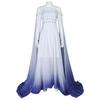 Cosplay Frozen 1 Princess Elsa Dress COS Dress Elsa gradual change mesh dress Halloween stage show
