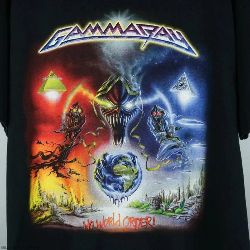 T-shirt Reprint Ispirata ai Gamma Ray Power Metal Vintage 2001
