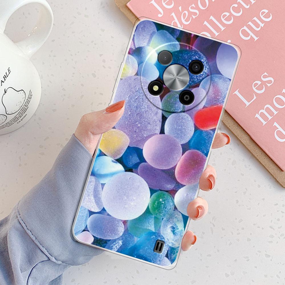 Pour ZTE Blade A73 Coque Pour ZTE Blade A73 5G Housse Mode Transparente Protection Silicone Souple Étui Téléphone Pour ZTE Blade A73 Coque Fundas