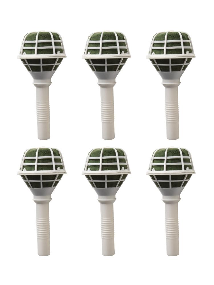 8cm Handle Flower Holder Accessories Green High Quality