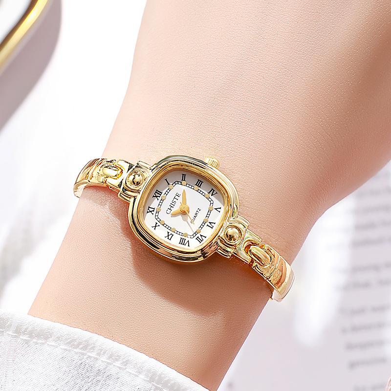 Women's Square Quartz Watches Bracelet Wristwatch Girls Clock Gift