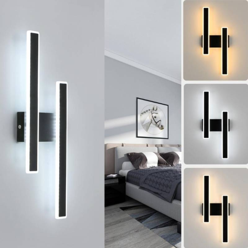 Modern Minimalist Wall Lamp With Led Light For Bedroom And Living Room Decor