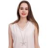 Accessories Fashion Geometric Starfish Alloy Long Women'S Jewelry Necklace Sweater Chain