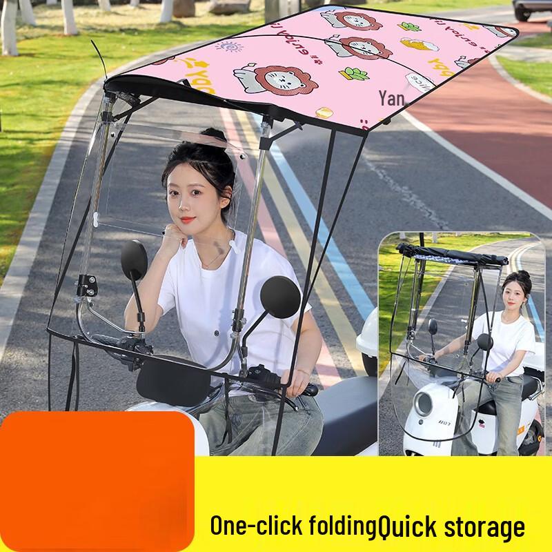 Electric Vehicle Retractable Rain Canopy