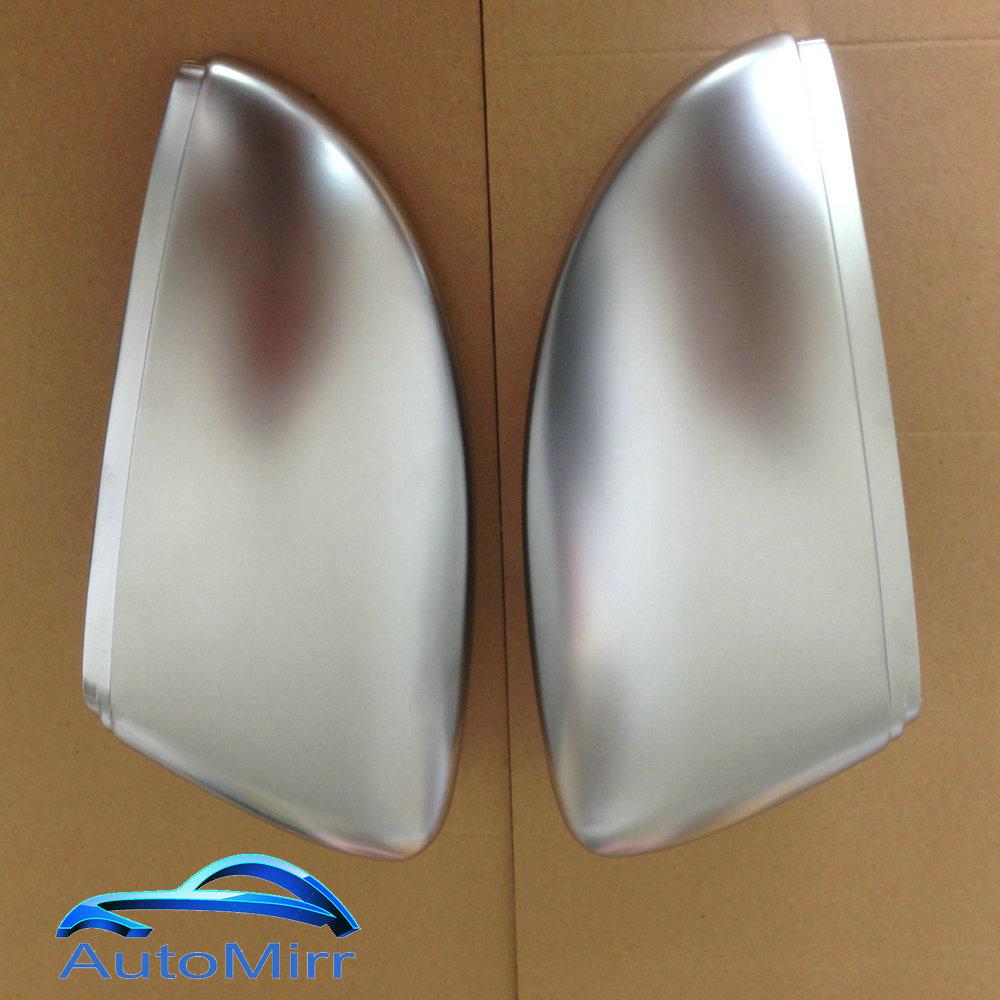 Capas de espelho retrovisor cromado fosco para VW Passat CC B7 Scirocco Jetta MK6 euro Beetle Side Cover substituir 2010 2011 2012 2013