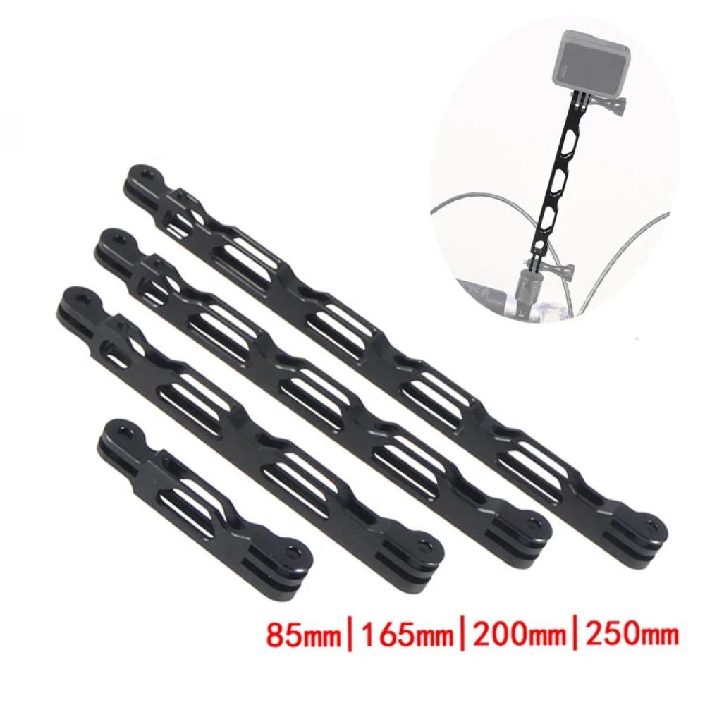 Black Riding Bracket CNC Helmet Arm Selfie Stick for Go Pro/Xiaomi Yi/DJI/insta360
