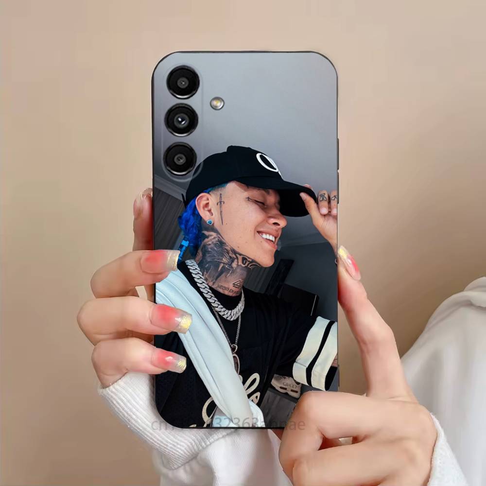 Blessd Rapper Phone Case For Samsung S25,24,23,22,21,S20,Ultra,Plus,FE Black Soft Cover