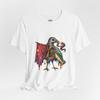 Psychedelic Raven Illustration Tee | Surreal Bird Art T-Shirt
