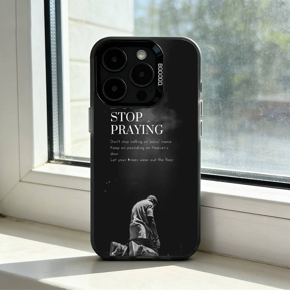 Bible Verse Christian Q-Quote Phone Case For iPhone 17,16,15,14,13,12,11 Plus,Pro Max,XS,Colorful Silver Phone Case Funda Cover