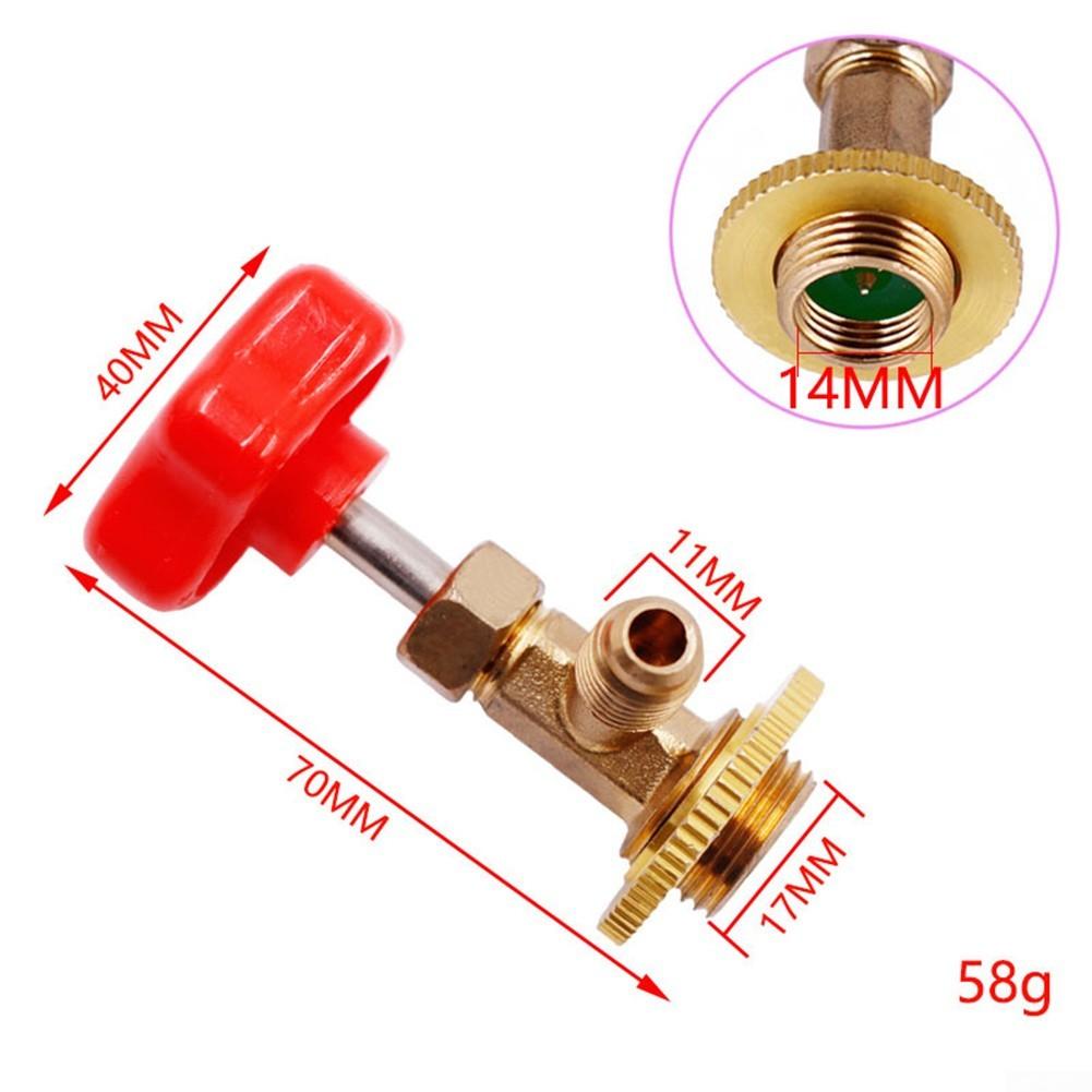 For R134a Dispensing Valve For R134a A/C Metal+Plastic
