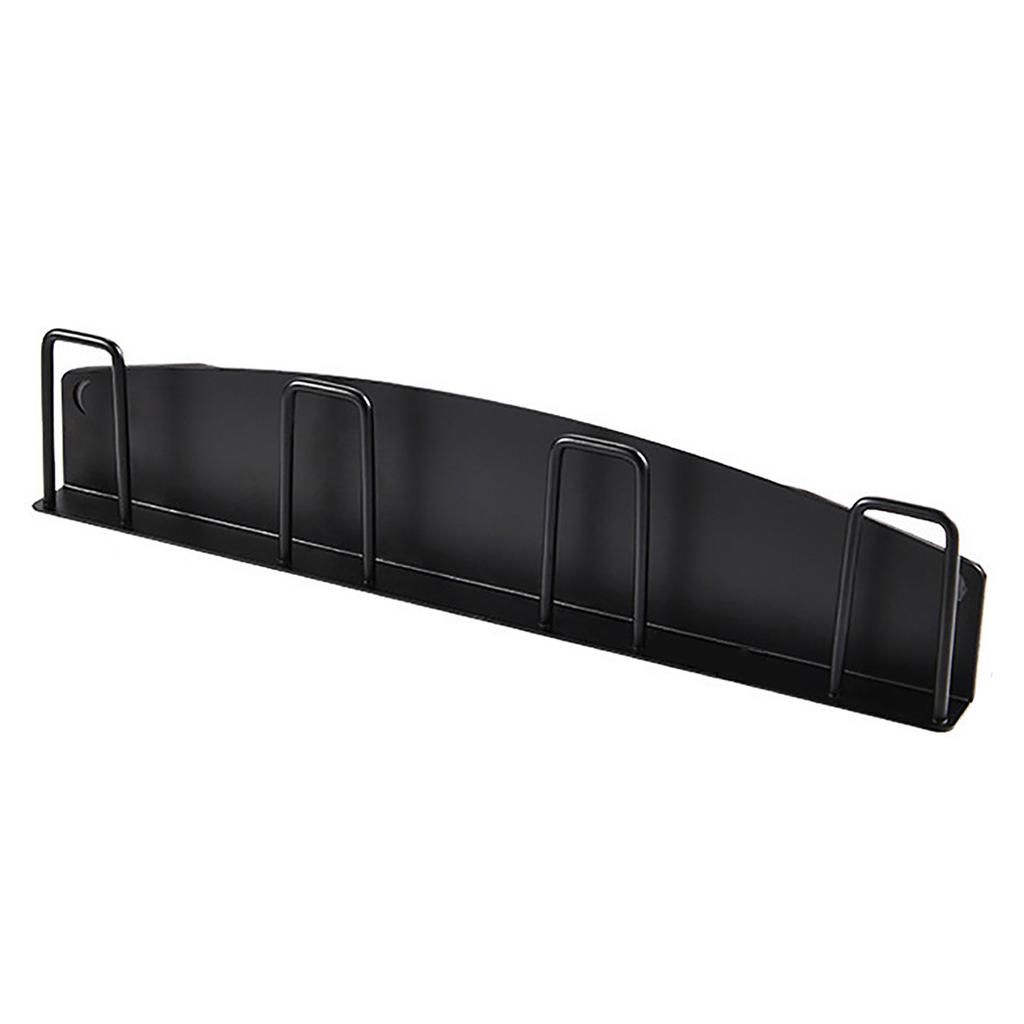4 Cups Wall Mounted Mug Holder Magnetic Cup Hanging Rack No Drilling Cup Drying Stand for Kitchen Bathroom Living Room
