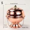 Classical Copper Hanging Incenses Burners Traditional Tibetan Censers Stove with Chain For Family Use And Table Decors
