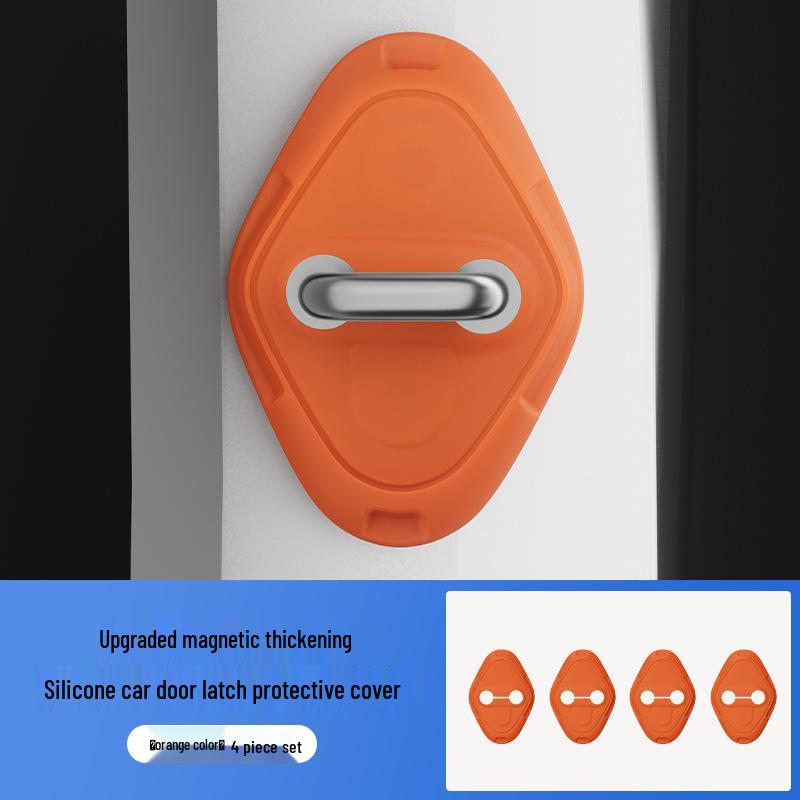 BYD Car Door Lock Silicone Protective Cover & Silent Buffer Pad