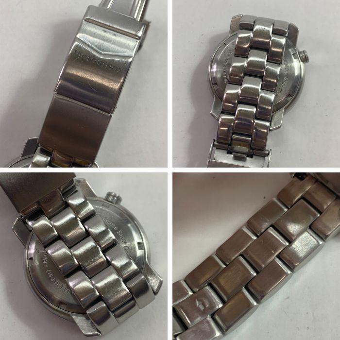 Used 04w3220[Used] VICTORINOX V7-02 GMT quartz men's watch dial red 100M [Hachioji store]