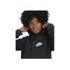 Nike Sportbekleidung Windrunner Einfarbig Kapuzenjacke mit Reißverschluss Lässige Jacke Kinderjacken Schwarz FN8757-010