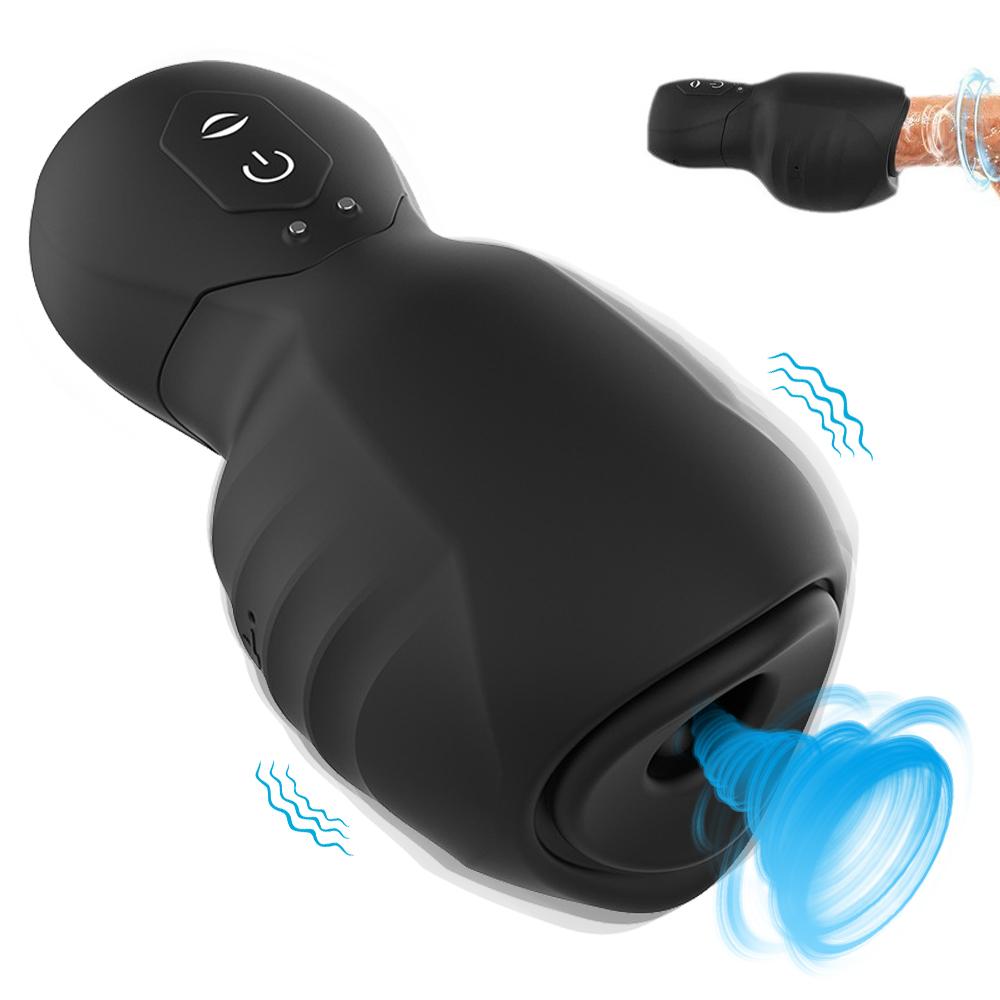 Powerful Sucking Masturbation Cup Realistic Anal Vagina Pocket Pussy Blowjob Massager Male Masturbator Sex Toys for Men 18+