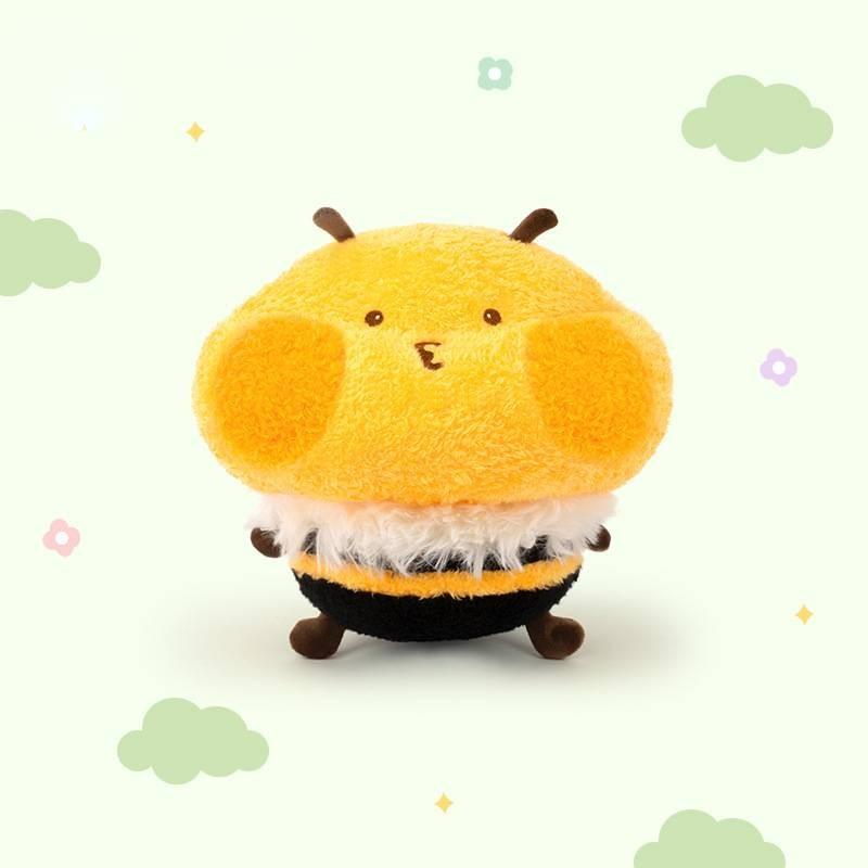Plush Honey Bee Doll Pillow Gift Play Bear Rabbit Backpack Decoration Expression