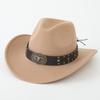 Western Minority Woolen Cowboy Top Hat New Hat Type Knight Hat