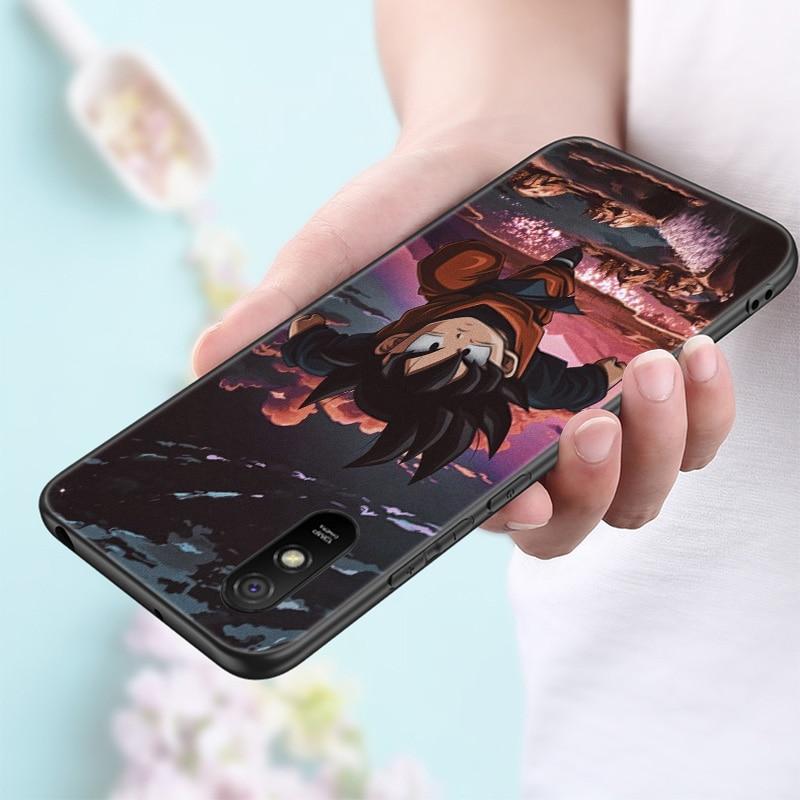 Japan Anime Kind Goku Silikon Handyhülle Für Xiaomi Redmi Note 10 10T 10S 9S 8T 9 8 7 Pro Max 8A 9A 9C 9T Schwarz Weiche Hülle Coque