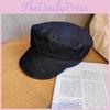 Navy Retro Style Cap With Short Visor For Spring And Autumn Trendy Outfit