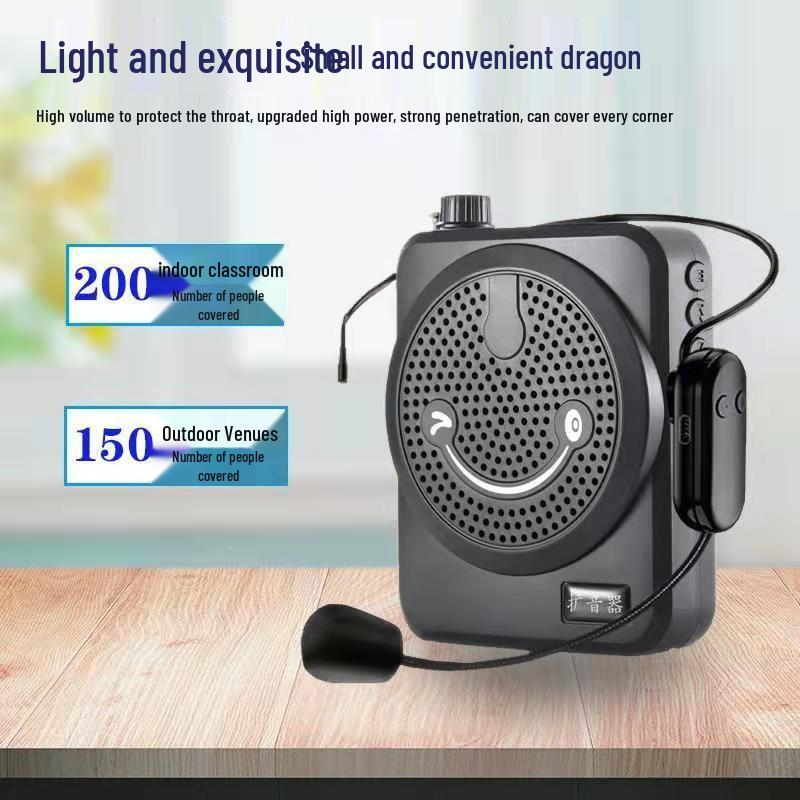 Mini Wireless Little Bee Megaphone: Portable High-Power Speaker for Teachers & Tour Guides
