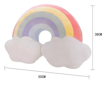Star Pillow Bedside Net Red Rainbow Pillow Moon Creative Stuffed Toy Girl Heart Cushion Gift Girl Cute Pillow Chair Cushion