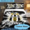 Custom Name Juventus Sportive Bedding Set 3pcs, Bedding Set Including 1pc Duvet Cover And 2pcs Pillowcases for Bedroom, Dormitory Gift
