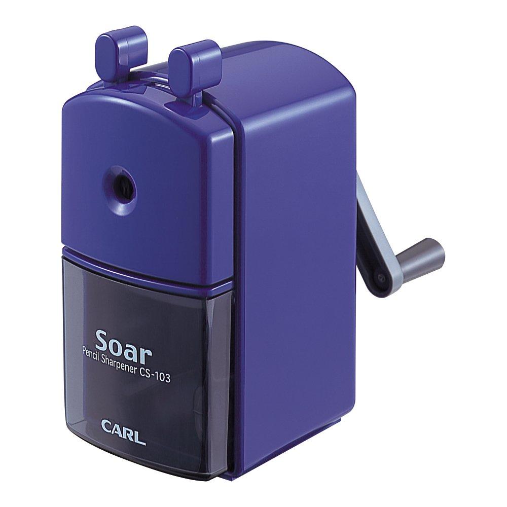 Carl Office Equipment Manual Pencil Sharpener, Soar, Blue, CS-103-B
