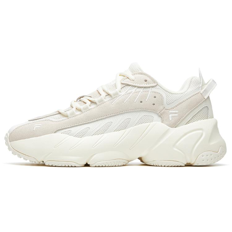 FILA ADE Vintage Textile, Synthetic Leather, Leather Abrasion Resistant Breathable Low top Casual City Commuting F12W021103FSW 38