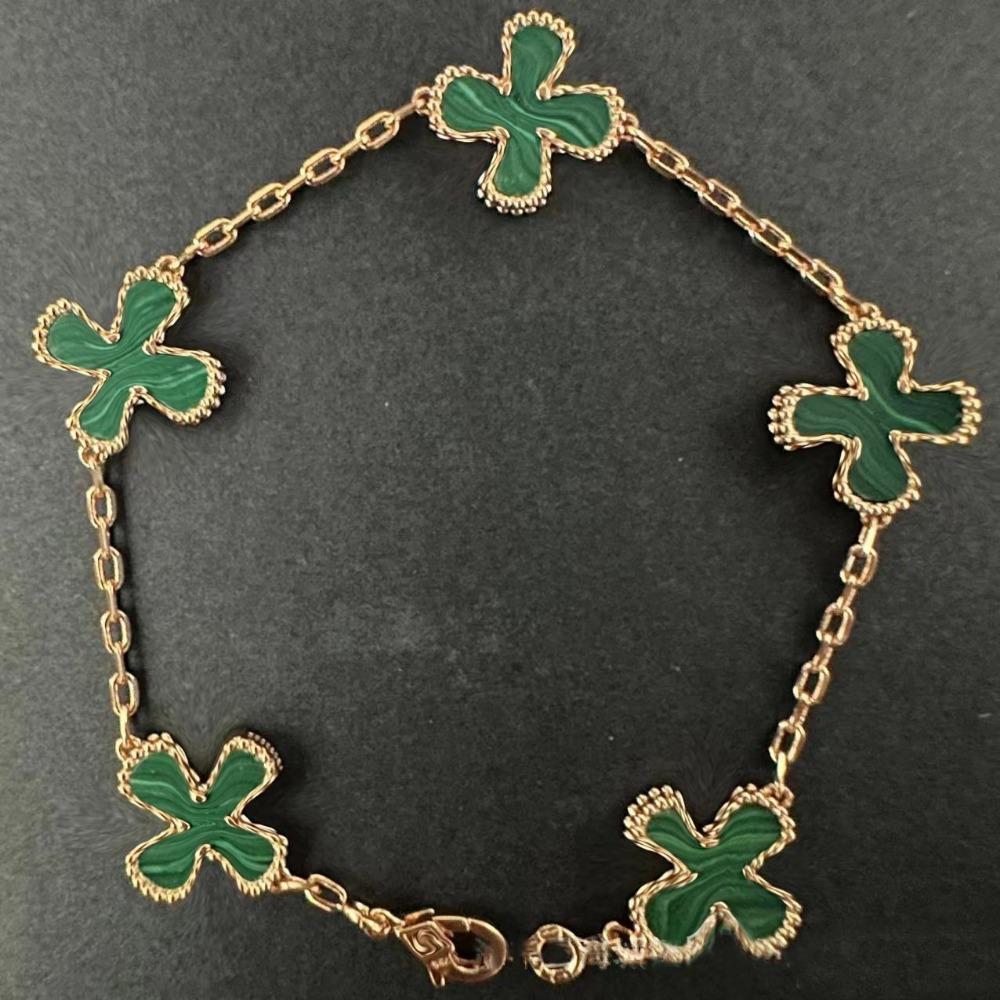 High Version Four-leaf Clover Bracelet Female Mother-of-pearl Agate Five-flower Ladies Bracelet