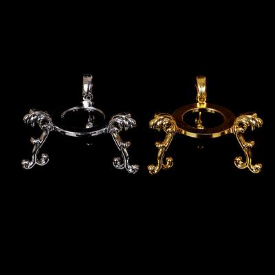 Gold-Plated Display Gemstone Egg Support Base Crystal Ball Stand Holder Ornament