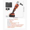 SucceBuy Cordless Metal Nibbler with 18/20 V 2.0 Ah/4.0 Ah Battery Brushless Motor Plastic Carrying Case for Cutting Stainless