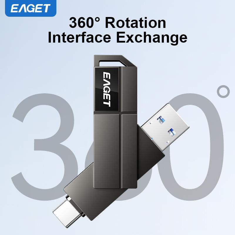 USB-Stick Typ C zu USB Multifunktionaler USB 3.2 Speicherstick Flash-Disk Typ-C Pendrive