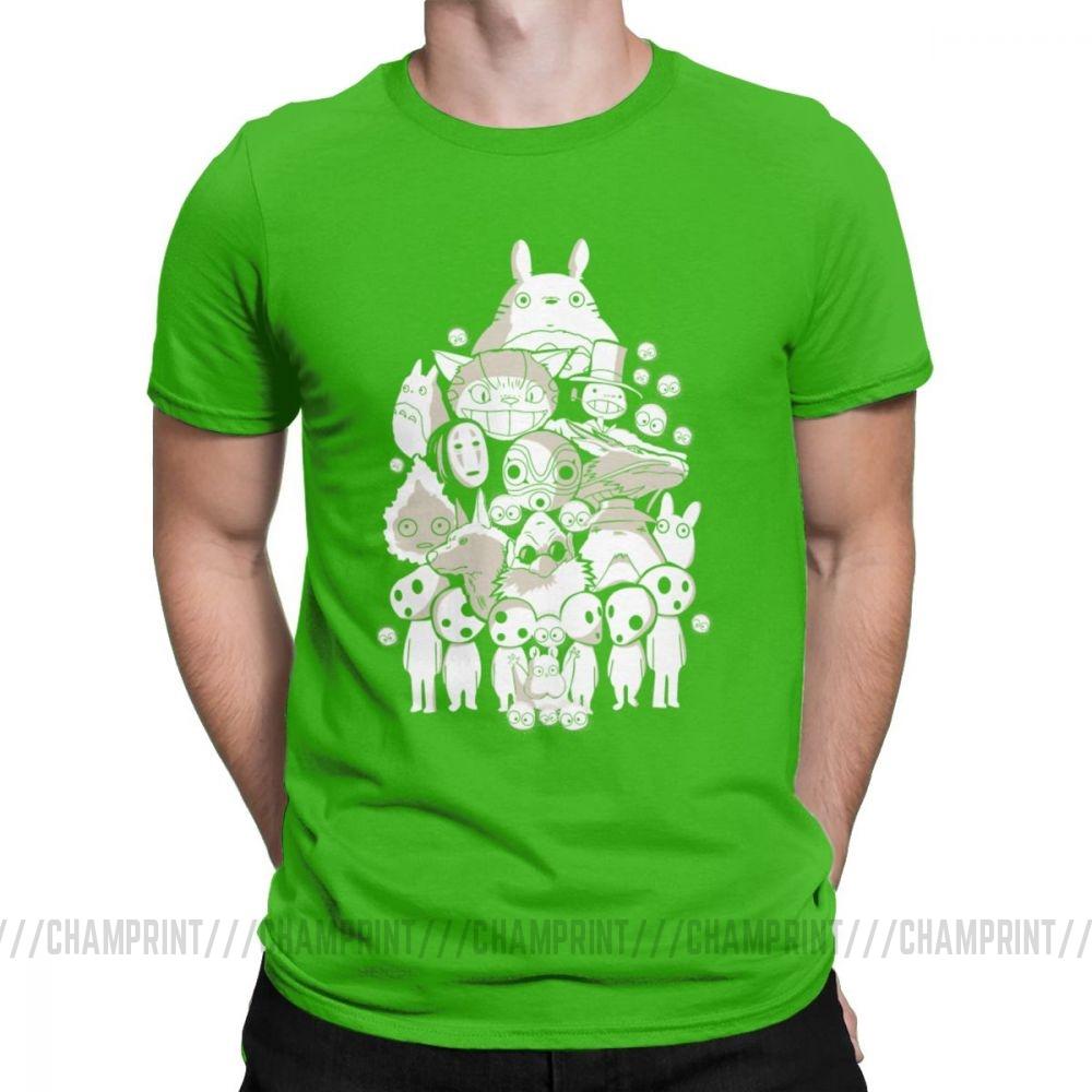 My Neighbor Totoro Men S T Shirt Novelty Tee Shirt Short Sleeve Round Neck T Shirts