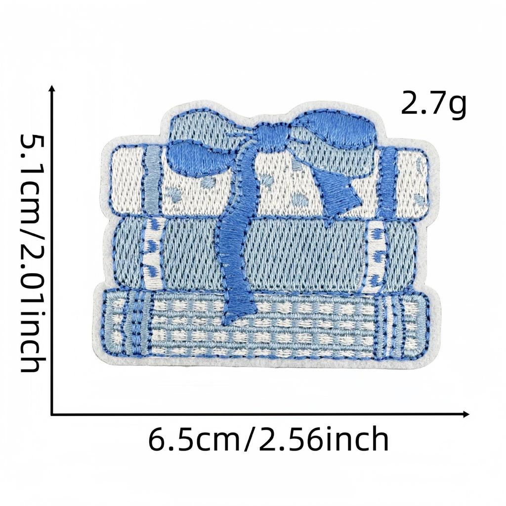 Blue Series Cute Cartoon Embroidered Cloth Patches for Jackets