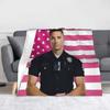 Tim Bradford The Rookie Coperte Velluto Autunno/Inverno Coperta Leggera Multifunzione per Letto Esterno Trapunta Sottile in Peluche