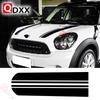Hood Decal Bonnet Racing Stripes Engine Cover Vinyl Decal Stickers For BMW Mini Cooper Countryman R60 Clubman R55 2010-2016