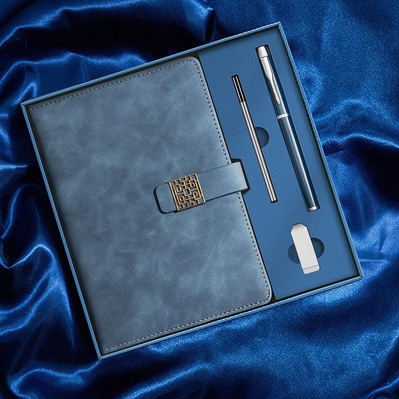 Verdickte Leder-Business-Schnallen-Notizbücher für Konferenzen und Tagebücher